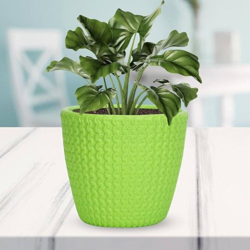 12 Inch Round Bail Flower Pot