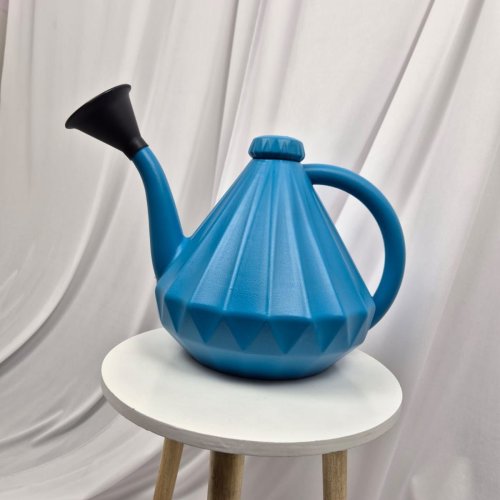 5 Litre Blue Ripple Plant Watering Can