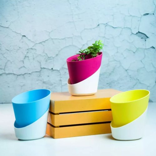 Plastic Atlantis Self Watering Pot