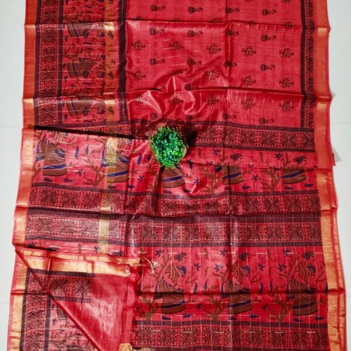 Semi Tussar Sarees