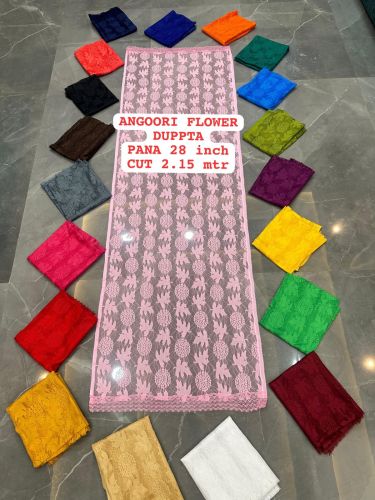 Angoori Flower Net Dupatta