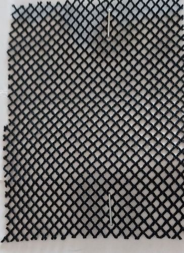Black Diamond Cross Mesh Net Fabric