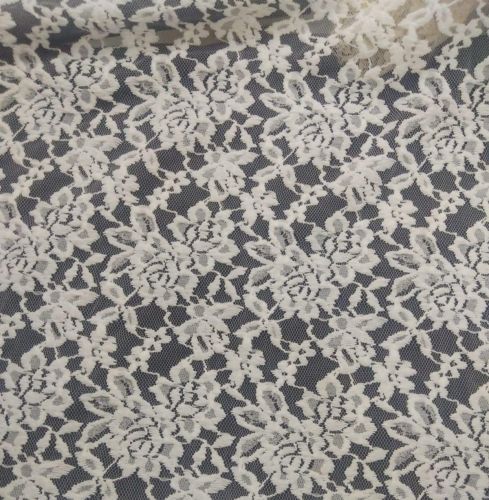 Ginza Heavy Floral Lace Net Fabric