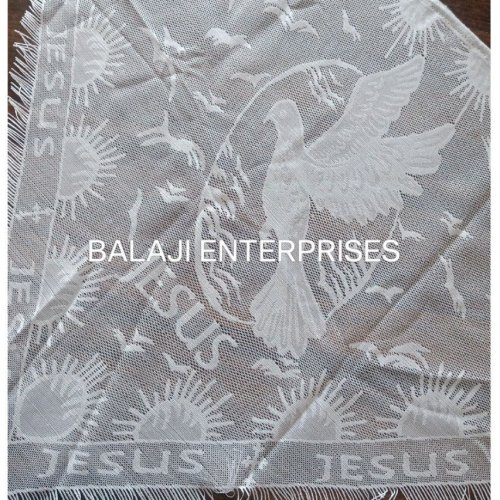 Jesus Dove Design Net Scarf