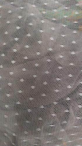 Micro Dot Pattern Polyester Net Fabric