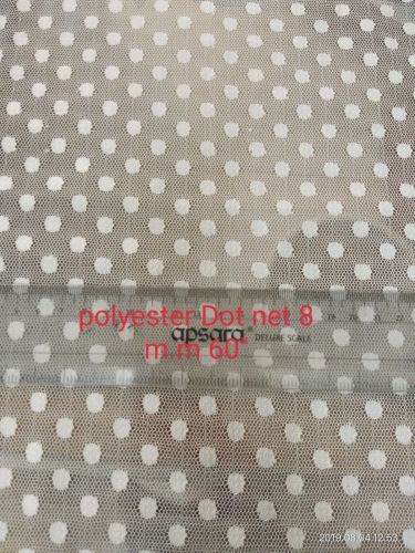 Polka Dot Pattern Lace Net Fabric