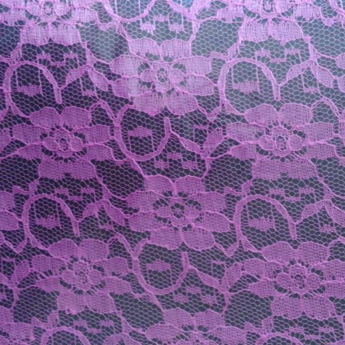 Raschel Floral Pattern Lace Net Fabric