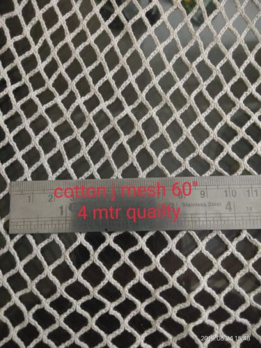 Wide Cotton J-Pattern Mesh Net Fabric
