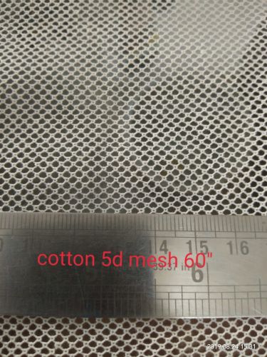 Wide Cotton Round Mesh Net Fabric