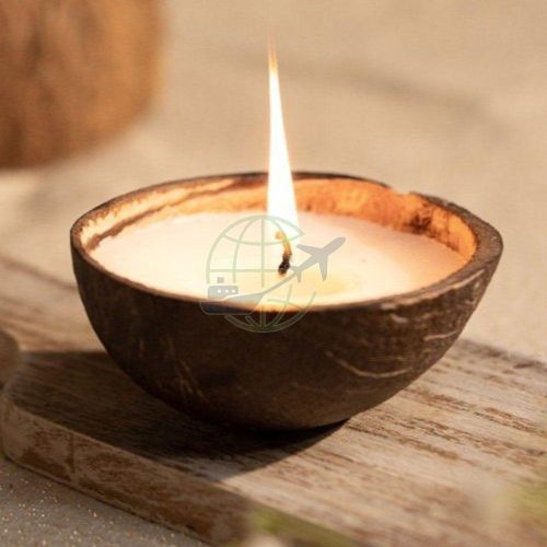 Coconut Shell Candle