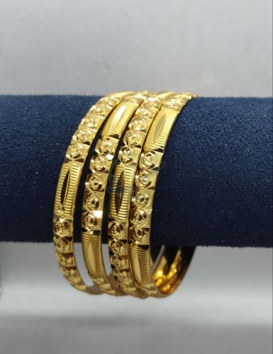 Gold Plated Brass Bangles