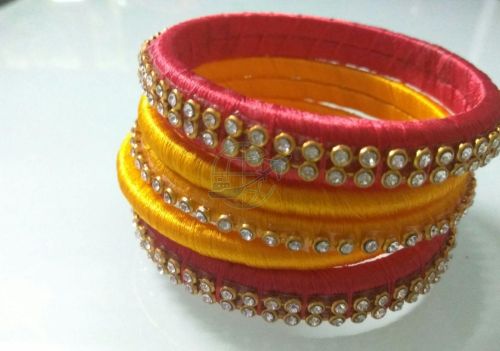 Handmade Silk Thread Bangles