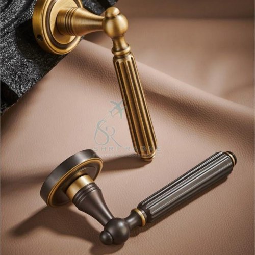 Antique Brass Door Lever Handle