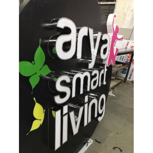 3D Acrylic Channel Letter Retail Wall Sign Board