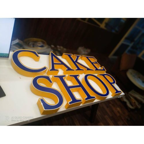 3D Acrylic Raised Letter Fascia Sign Board