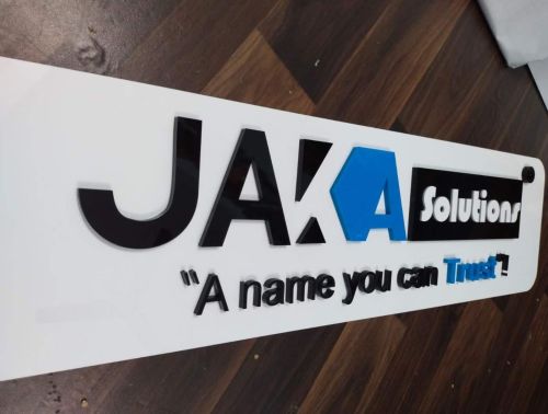 Acrylic 3D Letter Corporate Office Branding Display Sign Board