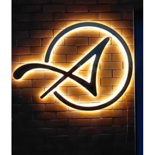 Custom LED Backlit Logo Wall Branding Acrylic Sign Board