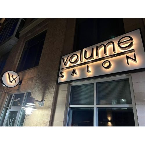 Glow Edge Acrylic 3D Letter Salon Sign Board