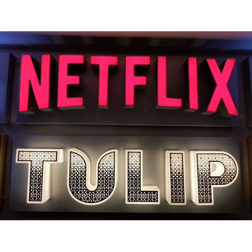 LED Dual Tone Acrylic Channel Letter Fascia Sign Board