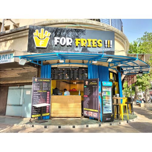 Outdoor Qsr Shop Front ACP Signage with 3D Logo &AMP; Menu Display Setup