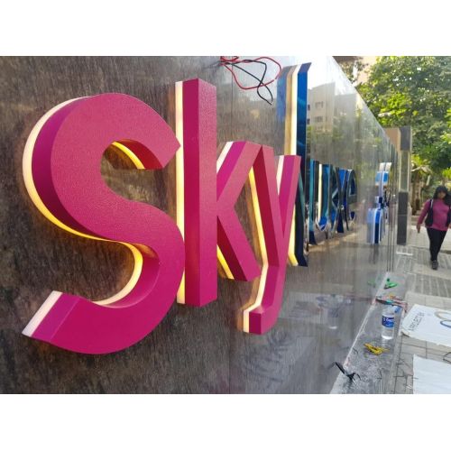 Pink LED Acrylic 3D Channel Letter Sign Board