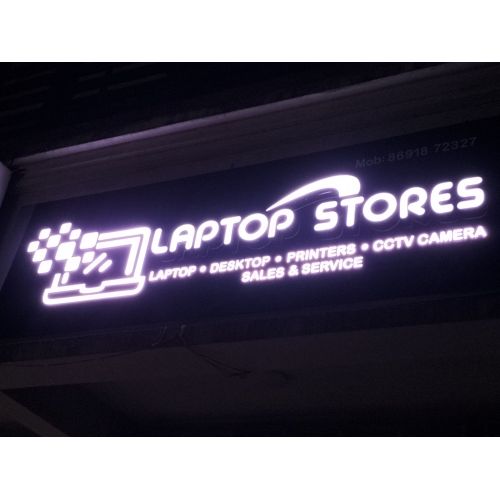 Premium Outdoor LED Neon Effect Acrylic Shop Sign Board