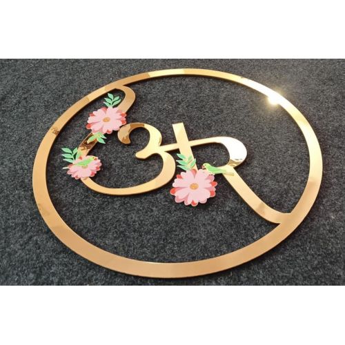 Standard Round Acrylic Printed Event Branding Sign Board