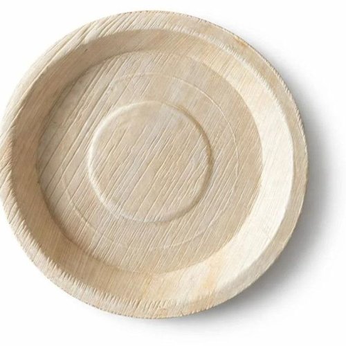 12 Inch Deep Round Areca Leaf Plate