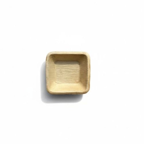 4 Inch Areca Leaf Square Bowl