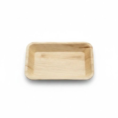 6x9 Inch Rectangular Areca Leaf Deep Tray