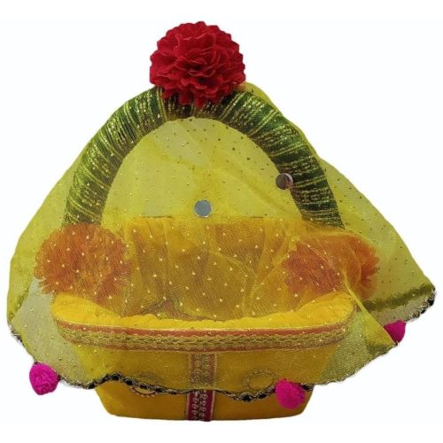 Decorative Plastic Basket for Thakur Ji Pooja