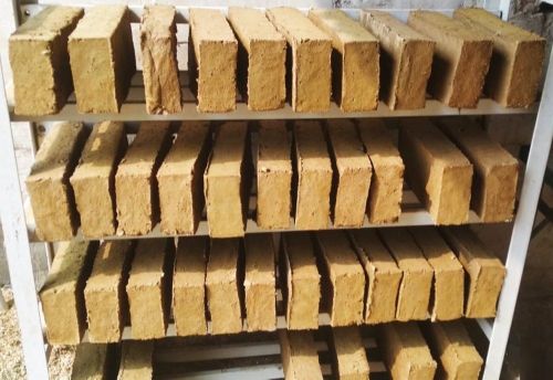 Organic Cow Dung Brick