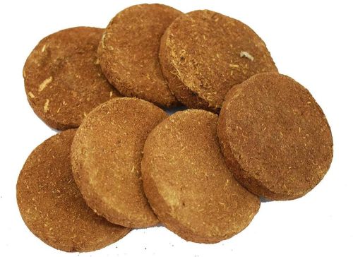 Sun-Dried Cow Dung Cake