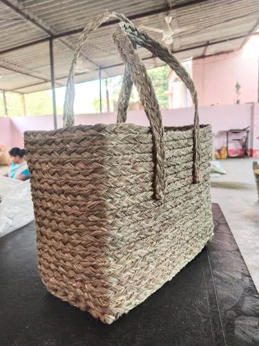 Handwoven Sabai Grass Market Vegetable Bag