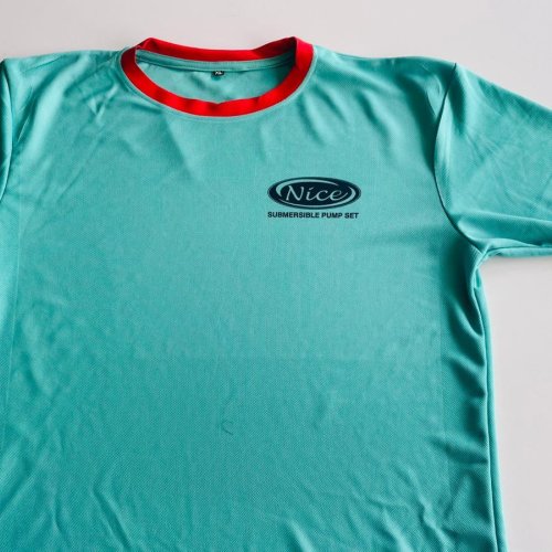 Polyester Round Neck Sports T-shirt
