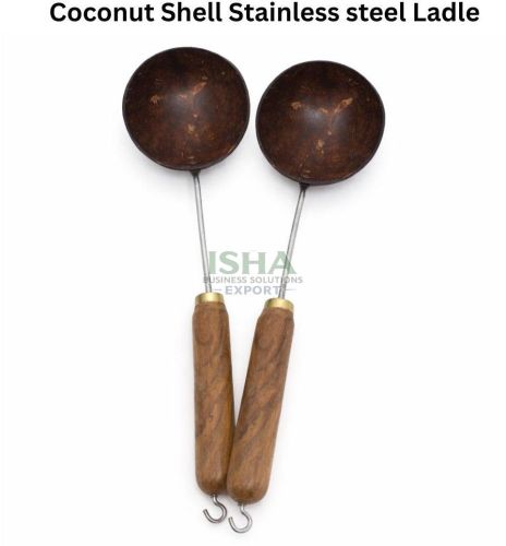 Coconut Shell Stainless Steel Ladle