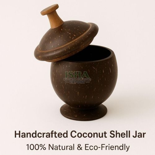 Handicrated Coconut Shell Jar