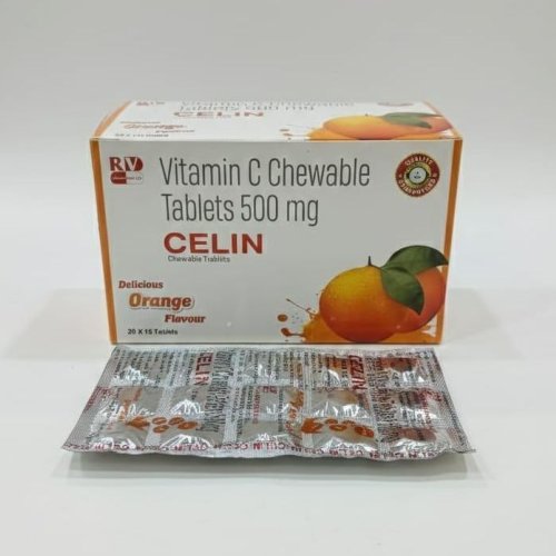 Celin Vitamin C 500mg Chewable Tablets Celin Vitamin C 500mg Chewable Tablets