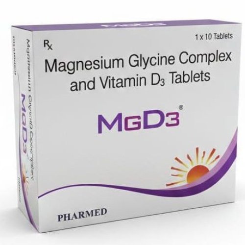 MGD3 Magnesium Glycine Complex Vitamin D3 Tablets MGD3 Magnesium Glycine Complex Vitamin D3 Tablets