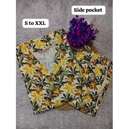 Elegant Ladies Rayon Printed Kurti Pant Set