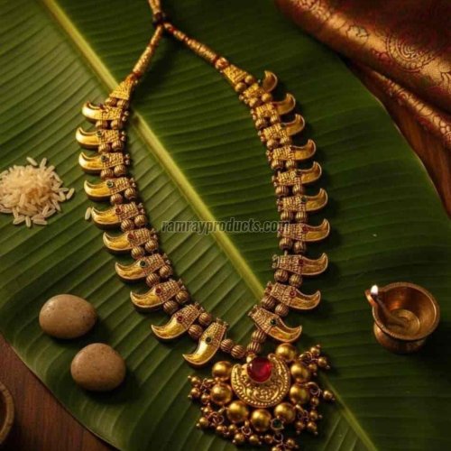 Fine Gold Coated Traditional Necklace