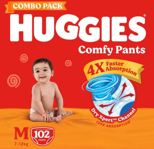 Medium Huggies Comfy Pants Baby Diaper