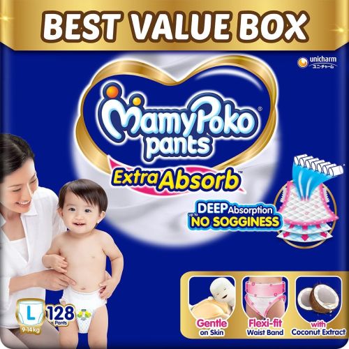 Large Mamypoko Pants Extra Absorb Baby Diaper