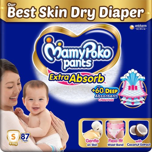 Small Mamypoko Pants Extra Absorb Baby Diaper