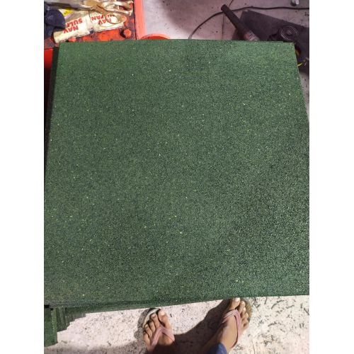 Solid Rubber Gym Flooring Tile