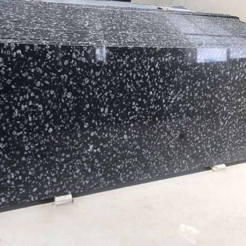 Coin Black Granite Slab