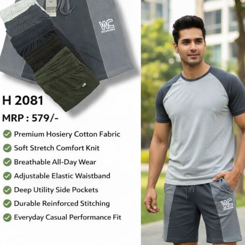 Men Stretchable Hosiery Short