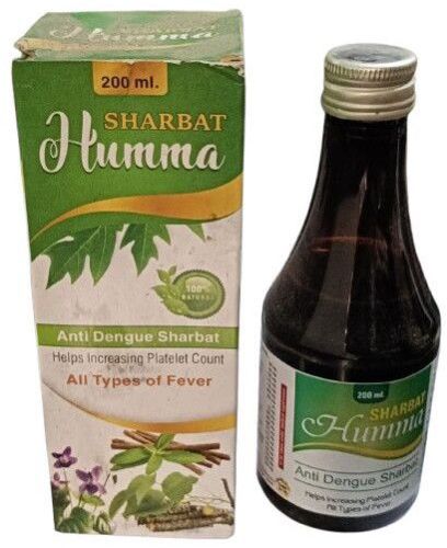 200 Ml Herbal Platelet Support Fever Care Sharbat Humma
