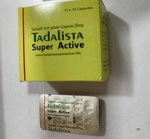 Tadalista Super Active Tadalafil Softgel Capsule