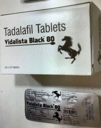Vidalista Black 80mg Tadalafil Tablet